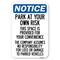 Signmission Safety Sign, 12 in Height, Aluminum, 18 in Length, 22808 A-1218-22808 - alternate 1